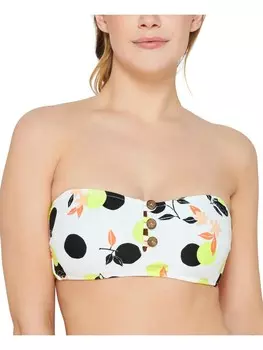 Женский купальник бикини с принтом Hula Honey, цвет White Multi