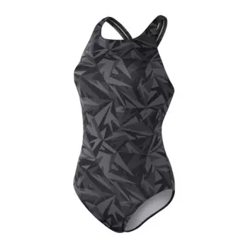 Женский купальник для плавания Allover Medalist Speedo, серый