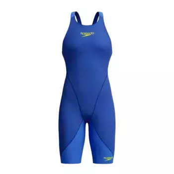 Женский купальник для плавания LZR Ignite Kneeskin Speedo, темно-синий