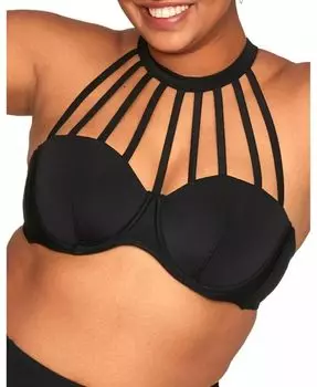 Женский купальник Enisa Bikini Contour Balconette Top Adore Me, черный