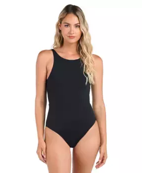 Женский купальник Island Goddess с круглым вырезом La Blanca, черный