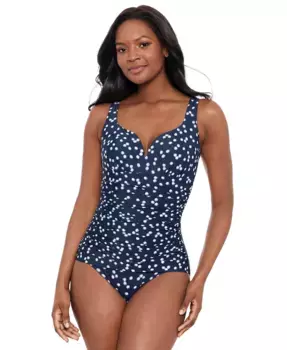 Женский купальник Luminare Cherie с эффектом контроля живота Miraclesuit, синий