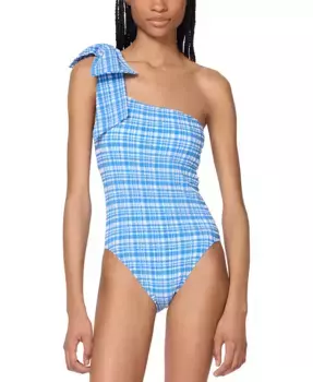 Женский купальник New York с одним плечом Kate Spade, синий