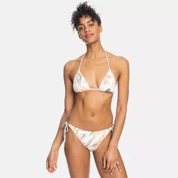 Женский купальник пляжная классика с принтом Roxy, белый