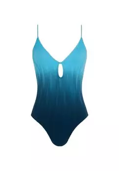 Женский купальник Pulp с градиентом и вырезами CHANTELLE, цвет Blue Tie And