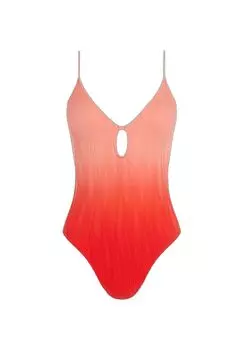 Женский купальник Pulp с градиентом и вырезами CHANTELLE, цвет Orange Tie