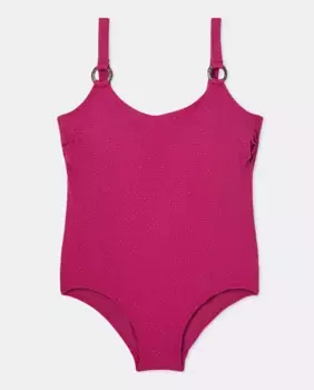 Женский купальник с кольцевой деталью Couchel, темно-розовый