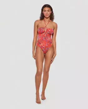 Женский купальник с принтом без косточек Gisela, мультиколор