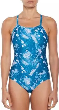 Женский купальник с разноцветным принтом Nike Racerback