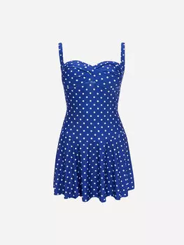 Женский купальник с юбкой и оборками LCW DREAM