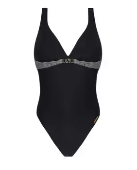 Женский купальник с внутренней резинкой для увеличения объема Lise Charmel, черный
