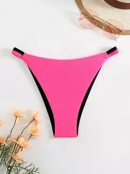 Женский купальник SHEIN Swim с цветными блоками, многоцветный