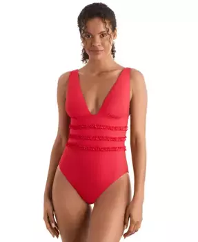 Женский купальник Sonny с рюшами Mimi Flamingo, красный