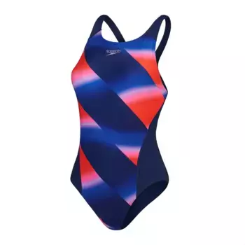 Женский купальник Speedo Allover Digital Recordbreaker, красный