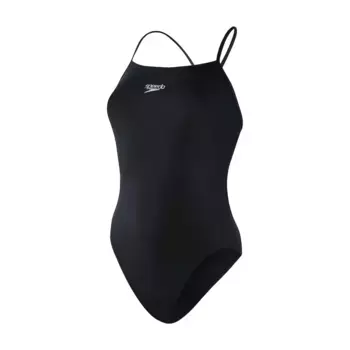 Женский купальник Speedo Eco Endurance+ с тонкими бретелями, черный