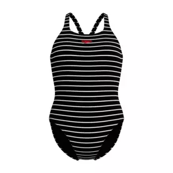 Женский купальник Speedo Endurance+ с принтом Medalist, черный