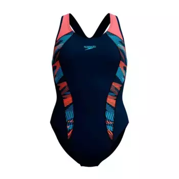 Женский купальник Speedo Laneback Placement, розовый