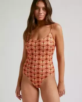 Женский купальник Sundance со структурой и регуляторами Robin Collection, мультиколор