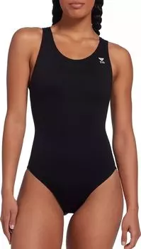 Женский купальник Tyr Durafast Elite Maxfit Racerback, черный