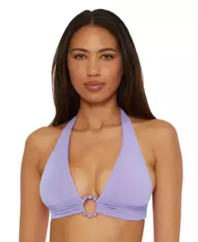 Женский купальный топ-халтер Marble Canyon Becca, фиолетовый