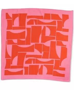 Женский квадратный шарф с абстрактным рисунком On 34th, розовый