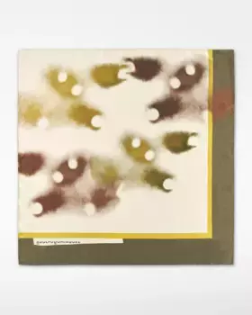 Женский квадратный шарф с принтом Adolfo Dominguez, жёлтый