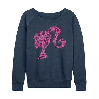 Женский легкий свитшот из френч терри Barbie Lifestyle Licensed Character, цвет Heather Indigo
