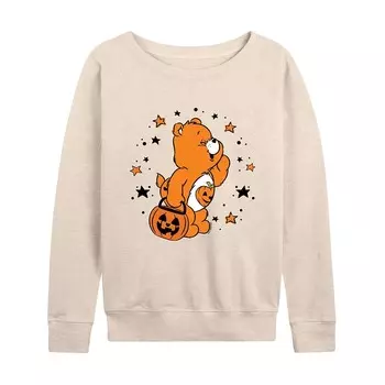 Женский легкий свитшот из френч-терри Care Bears Halloween Trick or Sweet Licensed Character, бежевый