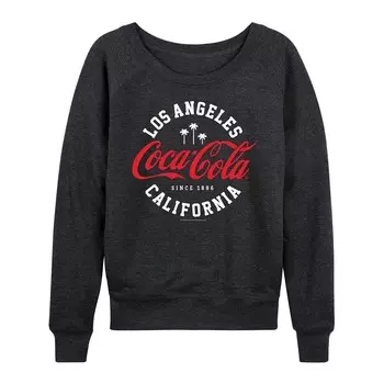 Женский легкий свитшот из френч-терри Coca-Cola Los Angeles Licensed Character, цвет Heather Charcoal