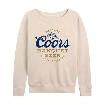 Женский легкий свитшот из френч терри Coors Banquet The Legend Licensed Character, бежевый
