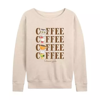 Женский легкий свитшот из френч-терри цвета кофе Gilmore Girls Coffee Licensed Character, цвет Birch