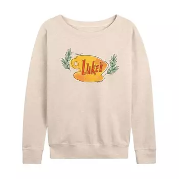 Женский легкий свитшот из френч-терри для девочек Gilmore Girls Luke's Coffee Cup Licensed Character, цвет Birch