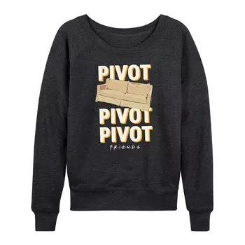 Женский легкий свитшот из френч терри Friends Pivot Couch Licensed Character, цвет Heather Charcoal