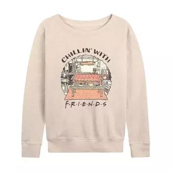 Женский легкий свитшот из френч-терри Friends Chillin' With Friends Licensed Character, цвет Birch
