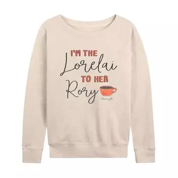 Женский легкий свитшот из френч терри Gilmore Girls I'm The Lorelai Licensed Character, цвет Birch