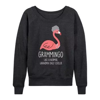 Женский легкий свитшот из френч терри Grammingo Licensed Character, цвет Heather Charcoal