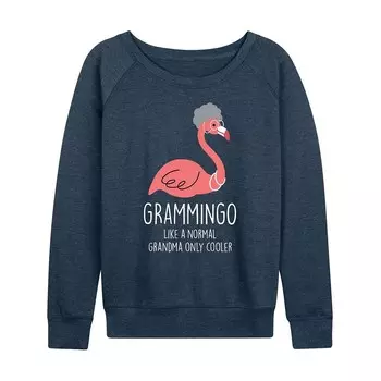 Женский легкий свитшот из френч терри Grammingo Licensed Character, цвет Heather Indigo