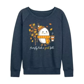 Женский легкий свитшот из френч терри Humpty Great Fall Licensed Character, цвет Heather Indigo