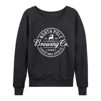 Женский легкий свитшот из френч терри North Pole Brewing Co. Licensed Character, цвет Heather Charcoal