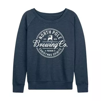 Женский легкий свитшот из френч терри North Pole Brewing Co. Licensed Character, цвет Heather Indigo