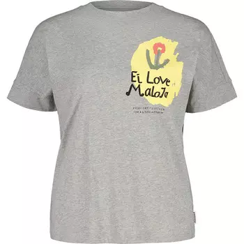 Женский Ленцерхорн М футболка Maloja, серый