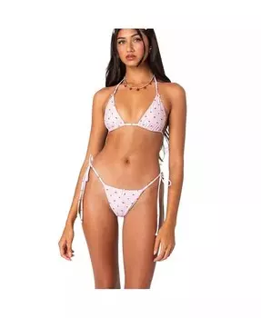 Женский лиф бикини с треугольными чашечками Picnic Edikted, розовый