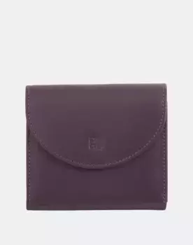 Женский маленький кожаный кошелек для карт Dudu, пурпурный