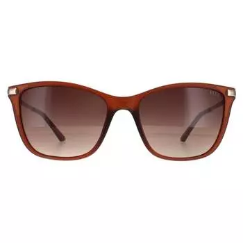 Женский матовый градиент «кошачий глаз» 14880 Elle, коричневый