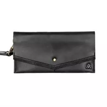 Женский мини-кошелек черного цвета ELEVATE