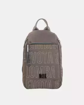 Женский многопозиционный противоугонный рюкзак Border цвета хаки Devota & Lomba, коричневый