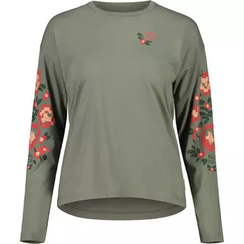 Женский Мондзее М Длинный рукав Maloja, зеленый