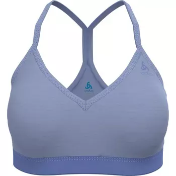 Женский мягкий спортивный бюстгальтер из мериноса Odlo, синий
