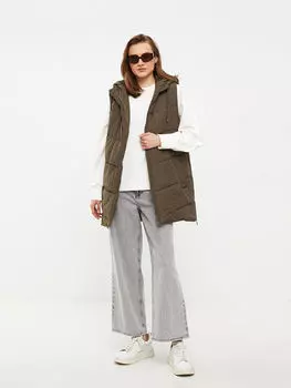 Женский надувной жилет с капюшоном LCWAIKIKI Classic