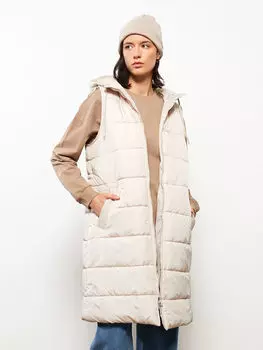 Женский надувной жилет с капюшоном LCWAIKIKI Classic